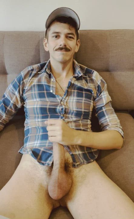 Cock Jerk Off Male Masturbation Smile gif