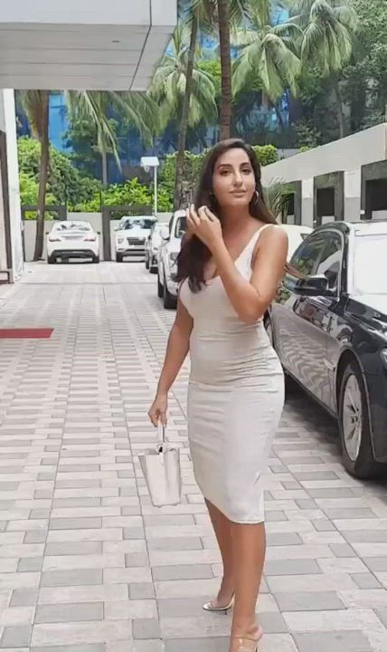 I wish I could tear Nora Fatehi's dress right there and fuck her ass hard.