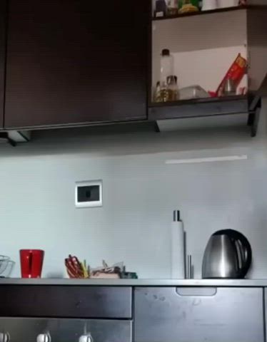 Ass Booty Kitchen Thick Thong gif