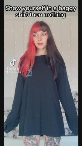 Naked Nude Redhead TikTok gif