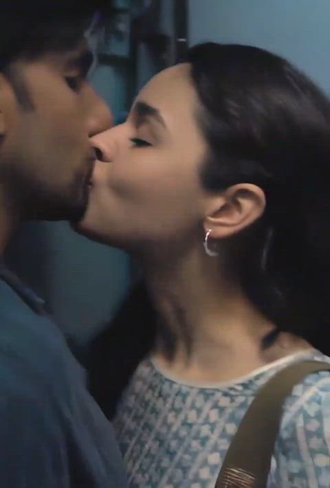 bollywood kiss kissing gif