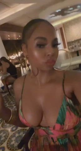 boobs ebony tease tits gif