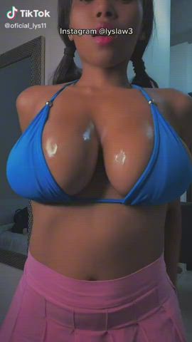 big tits boobs tiktok tits gif