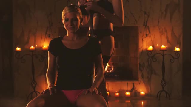 All week long she has fantasized about this moment (X-Post /r/BondageGIFS_HighRES)
