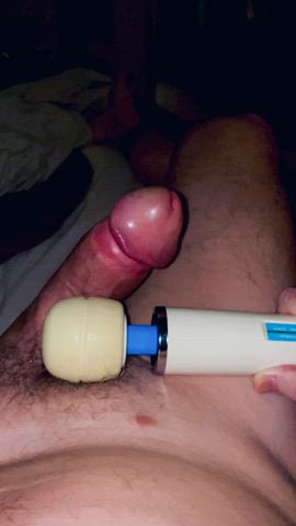 erection male masturbation masturbating penis vibrator gif