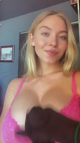 cumshot sydney sweeney tribute gif