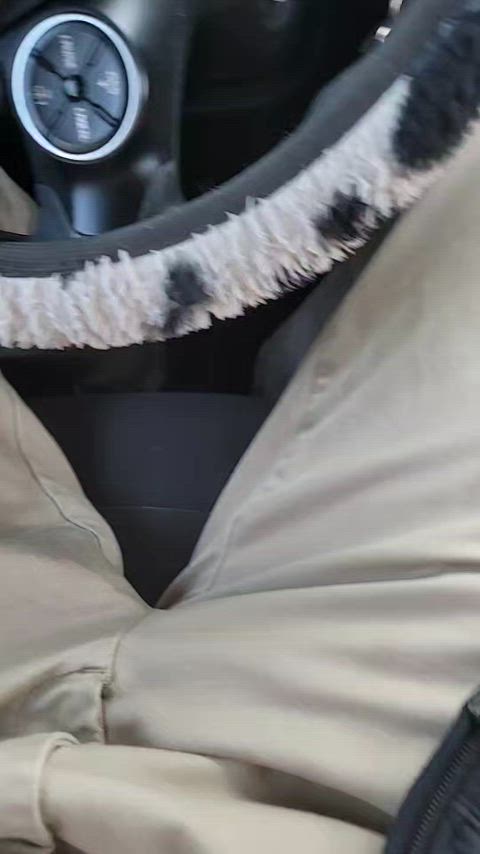 big dick car male masturbation pov trashy boners gif