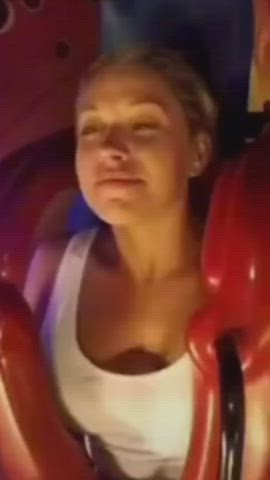 Blonde Boobs Cleavage gif