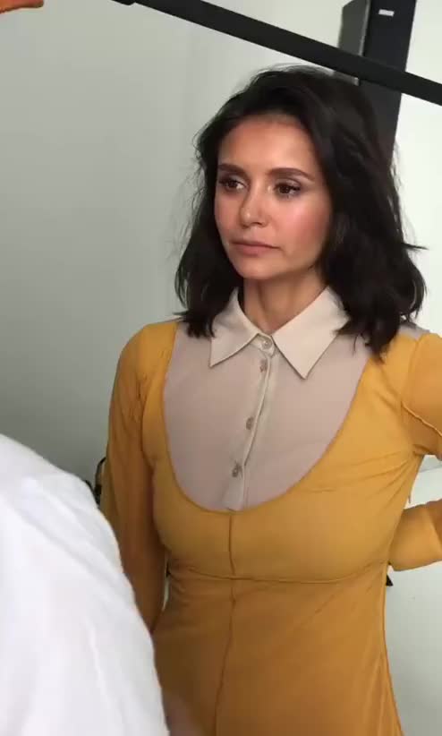 Nina Dobrev gets a magic touch crop