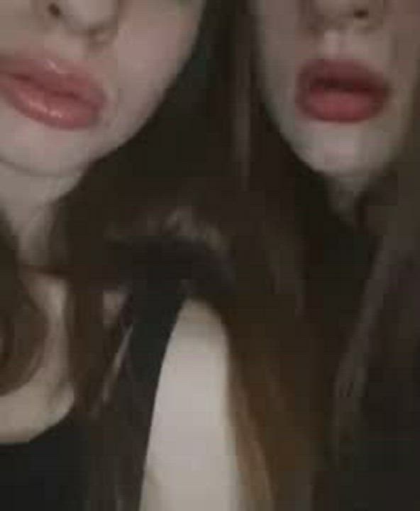 Lips Webcam White Girl gif