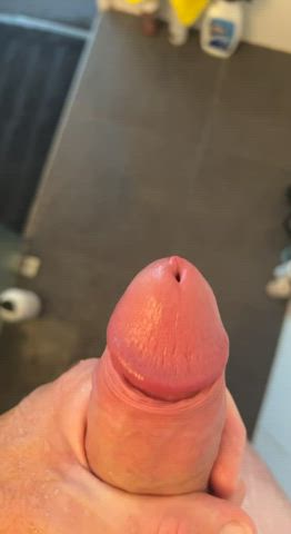 Big Dick Cock Masturbating Penis Uncut gif