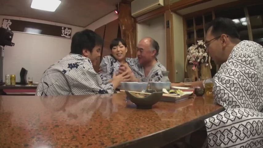 cheating cuckold forced grandpa humiliation husband jav japanese wife gif