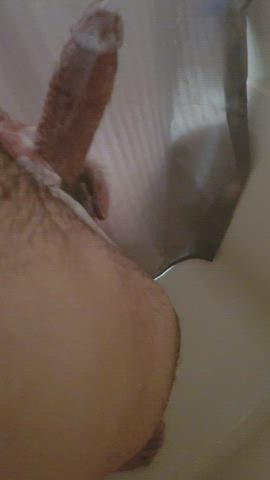 big dick cock shower gif