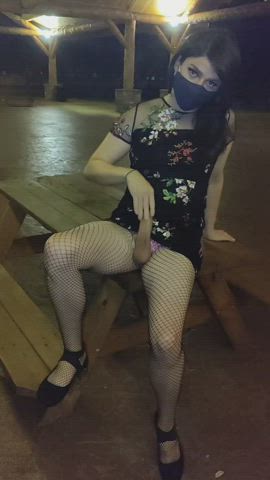 cock crossdressing dress femboy public solo trans trans woman femboys trans-girls