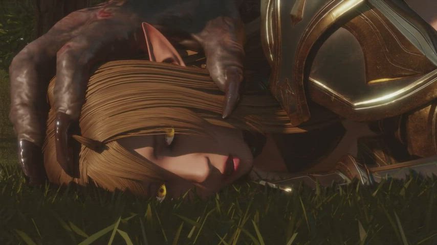 the savagery of the werewolf made her quiver to her very core. it also made her cum