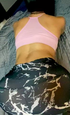 big ass doggystyle yoga pants gif