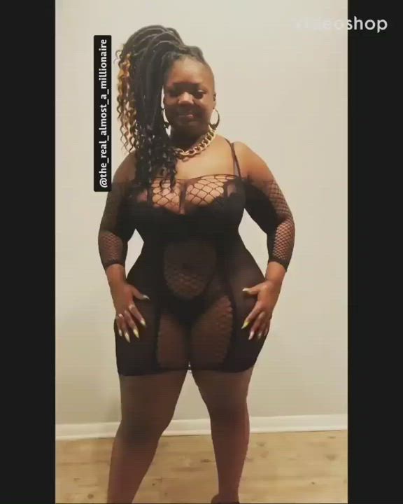 BBW Ebony Thick gif