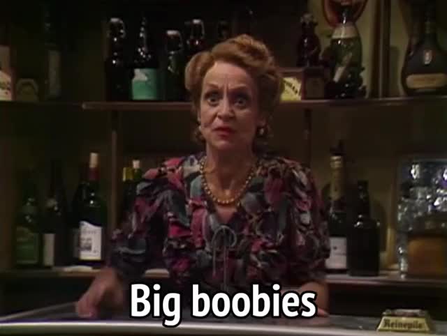 allo allo - big boobies text