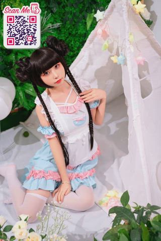 asian cute doll gif