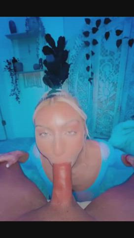 amateur blowjob deepthroat gif