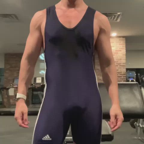 Fitness Gay Spandex gif