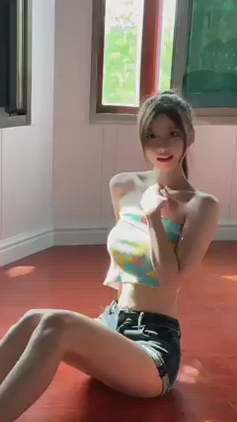 asian babe chinese cute model gif