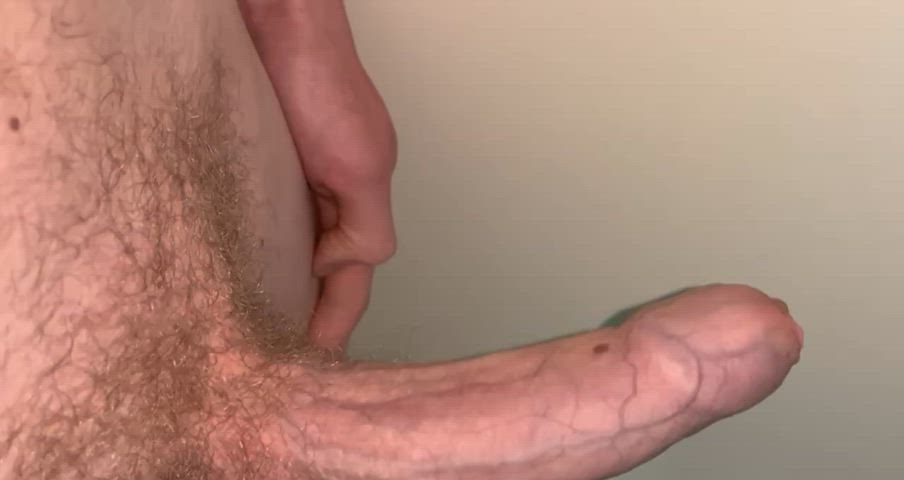 Who wants a shiny uncut cock?