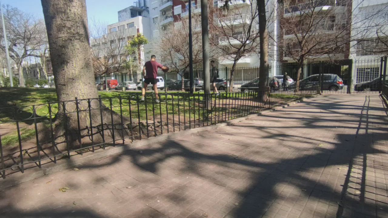 we were playing with my friend in the park when a boy from outside wanted to play