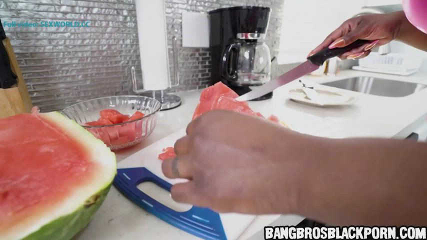 Big Ass Ebony Interracial gif