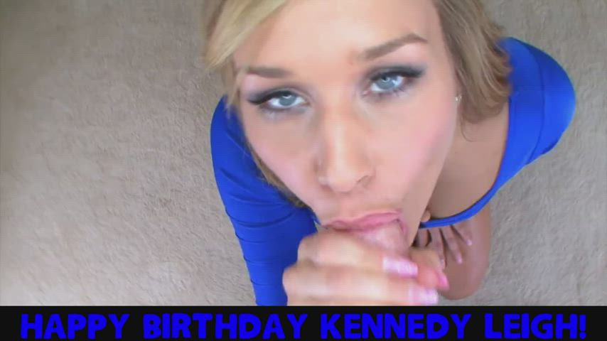 blonde blowjob dress kennedy leigh pornstar gif