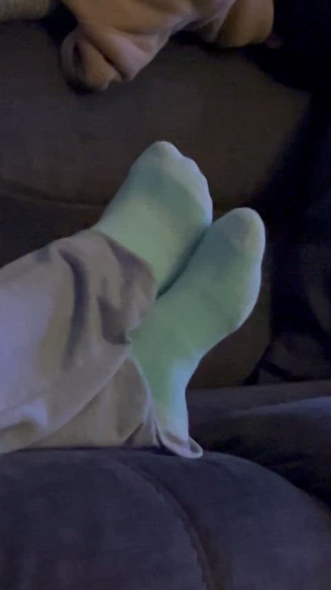 foot fetish socks wife gif