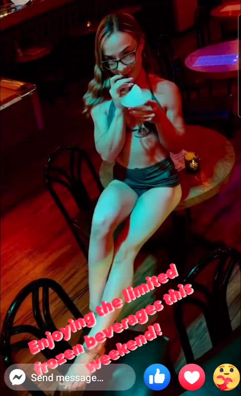 petite stripper tease gif