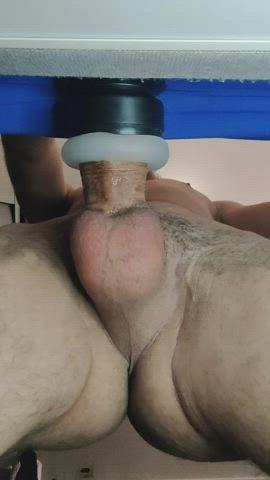 watch me fuck my toy from below ?