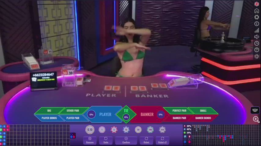 Sexy Live Bikini Dealers | Online Baccarat