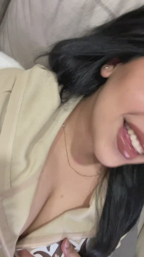 cute latina onlyfans seduction selfie tease teasing gif