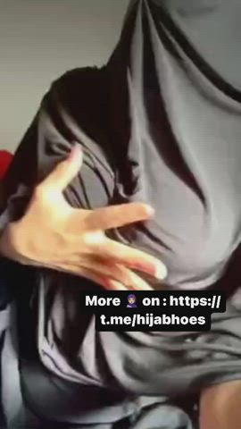 amateur arab ass big tits boobs hijab muslim solo teen tits gif