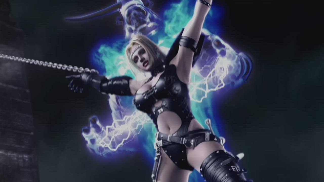 Rachel electro torture from Ninja Gaiden