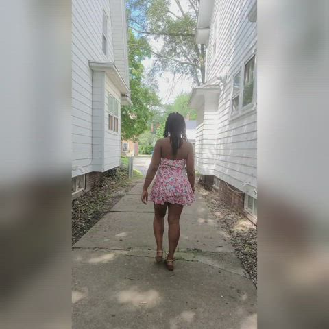 big tits caught college cute dress ebony flashing milf public gif