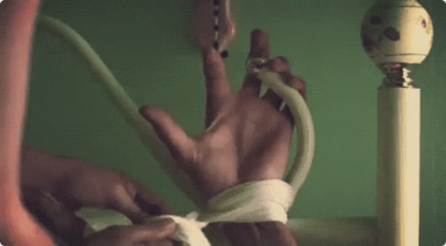 bed bed sex bondage domination femdom kinky rope play ropes gif