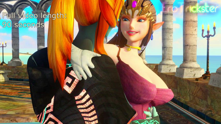 Zelda &amp; Midna's Royal Bonding - Release Trailer (EroTrickster) [The Legend