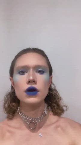 Blue Blue Eyes Trans gif