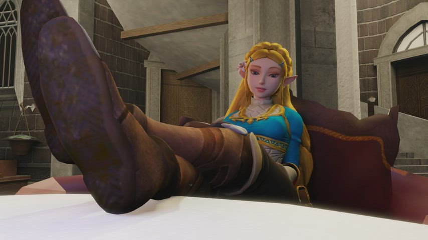 Zelda - Foot Tease [The Legend of Zelda] (Thenaysayer34)