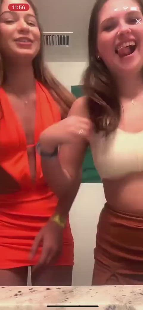 accidental girlfriends nipslip gif