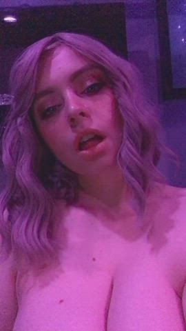 Purple Lights, Pink Tongue 💕