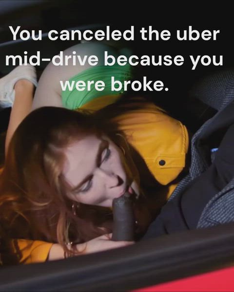 Your uber driver took advantage of you after he caught you trying to scam him out