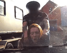 Anal Forced Outdoor Police Stranger gif