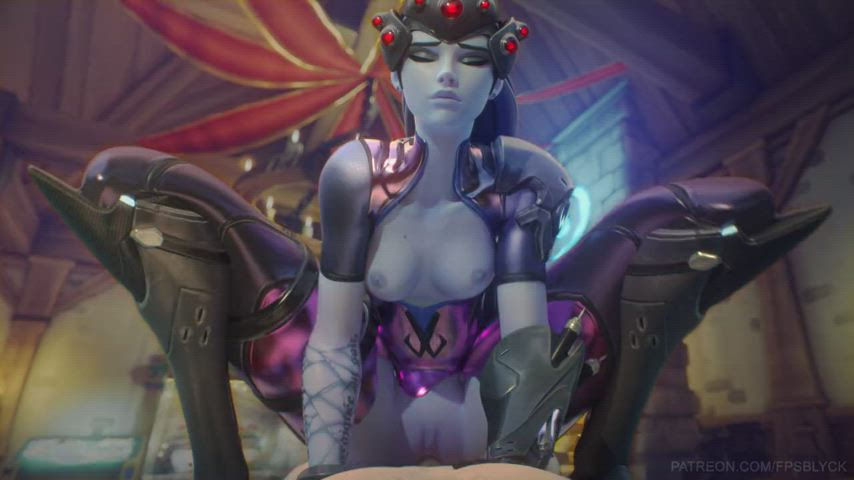 3d animation bwc big tits overwatch pussy riding sfm gif