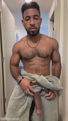 amateur bbc big dick cock hairy monster cock rodrigo amor teasing thick cock towel