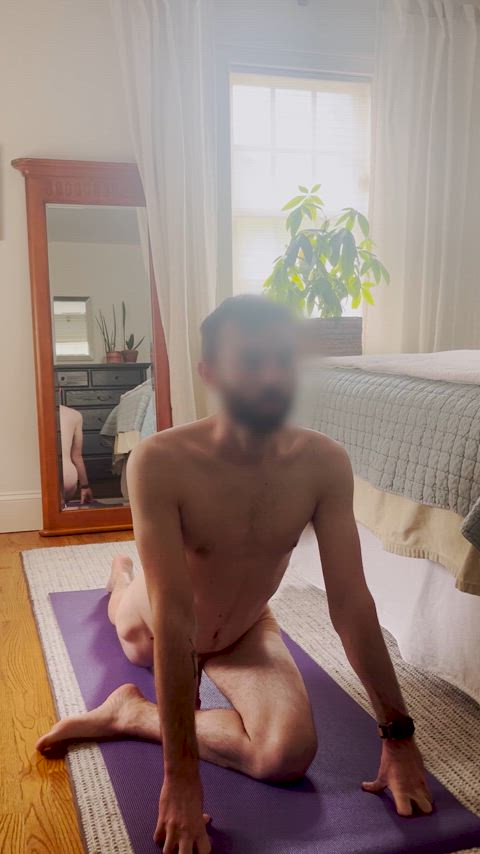 male naked yoga gif