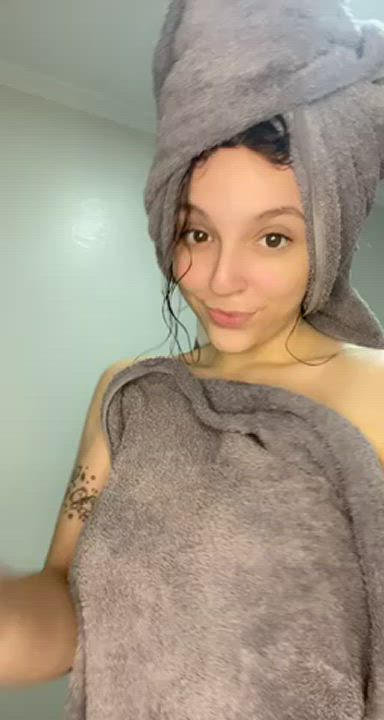 Just came out the shower… wanna get dirty with me? [19]